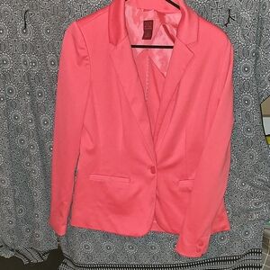 EUC 212 Collection Women's Vibrant Coral Blazer